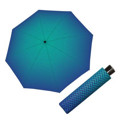10292 fiber mini strong blue damsky skladaci destnik