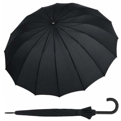 Golf Uni Black skládací deštník  Derby