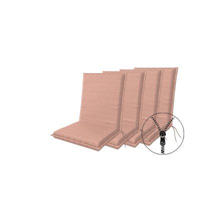 ART 4041 - set 4 ks polstrů na křeslo s nízkým opěradlem  Doppler