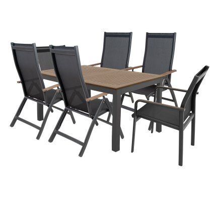 EXPERT WOOD Plus zahradní sedací souprava 4+2+1  Doppler