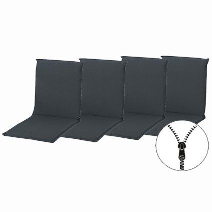 ELEGANT 2430 - set 4 ks polstrů na křeslo s nízkým opěradlem  Doppler