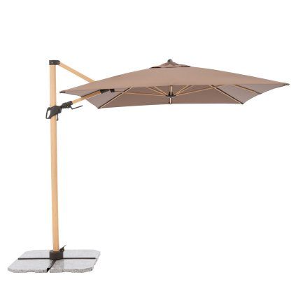 ALU WOOD 300 x 220 cm hnědá  Doppler