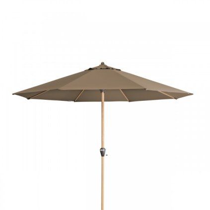 ALU WOOD zahradní slunečník 350 cm hnědá  Doppler