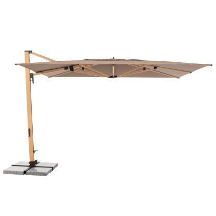 ALU WOOD XL 400 x 300 cm hnědá  Doppler