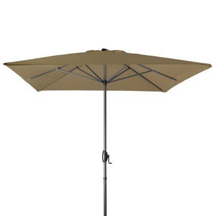 Basic Lift zahradní slunečník 300 x 200 cm hnědá  Derby