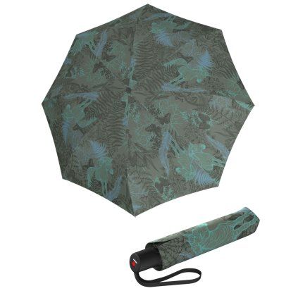 A 200 Medium Duomatic Savannah Emerald - elegantní plně automatický deštník  Knirps