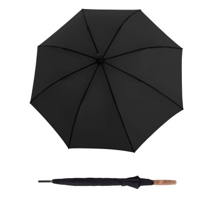 Timber Stick Automatic Black - holový deštník