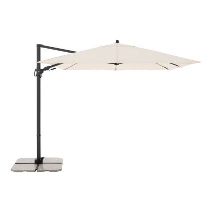 DERBY DX 280 x 280 cm – zahradní slunečník s boční nohou - Zboží s drobnou vadou (S332)