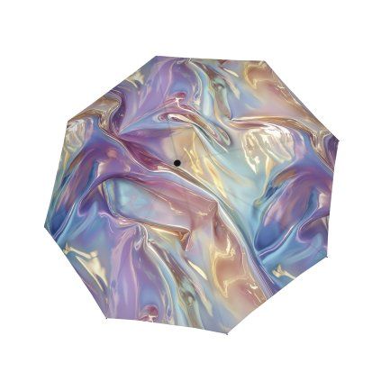 Modern Art Magic Glimmer - dámský plně automatický deštník