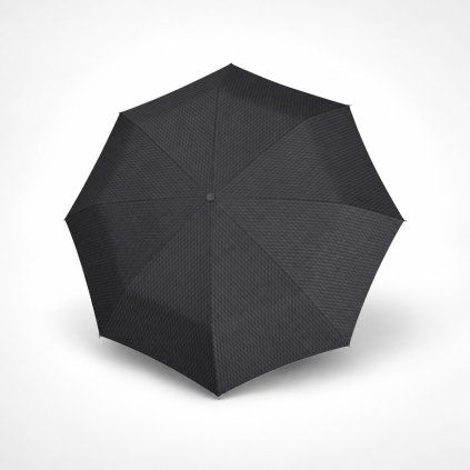 16339 knirps chrome matt manual prism black elegantni skladaci destnik