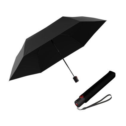 16507 knirps u 200 black with black elegantni plne automaticky destnik