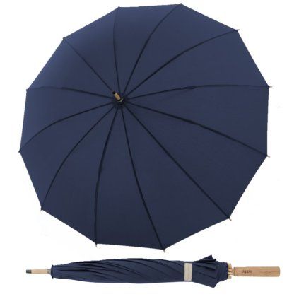 2114 nature long bamboo deep blue skladaci destnik