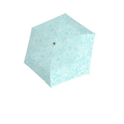 Fiber Havanna Giardino Mystic Blue dámský skládací deštník  Doppler