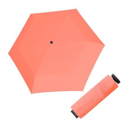 Fiber Mini Compact Neon Coral dámský skládací deštník  Doppler