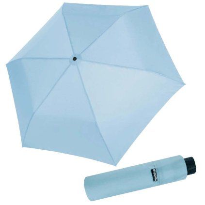 Fiber Havanna Ice Blue dámský skládací deštník  Doppler