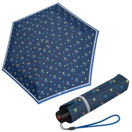 5402 rookie triple blue reflective damsky skladaci destnik