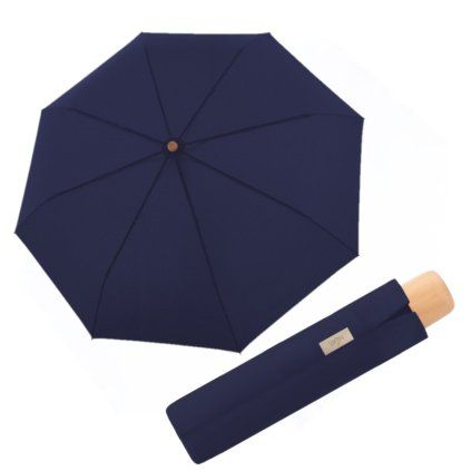 Nature Mini Uni Deep Blue skládací deštník  Doppler