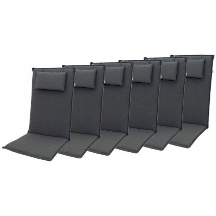 ELEGANT 2430 - set 6 ks polstrů na křeslo s vysokým opěradlem  Doppler