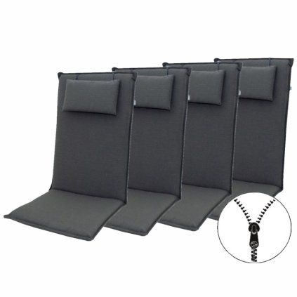 ELEGANT 2430 vysoký - 4 ks set 4 ks polstrů na křeslo s vysokým opěradlem  Doppler
