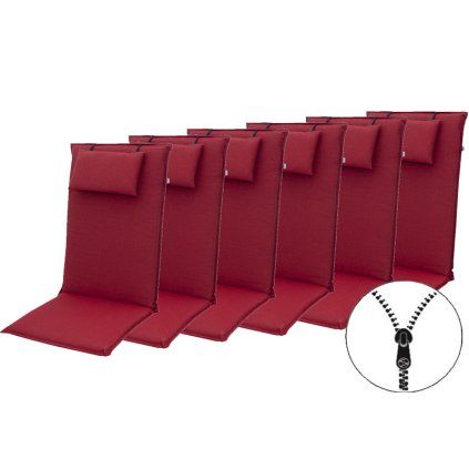 5678 elegant 2428 set 6 ks polstru na kreslo s vysokym operadlem