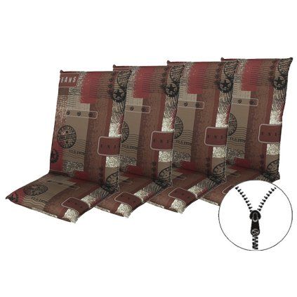 5696 living 2930 set 4 ks polstru na kreslo s vysokym operadlem