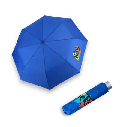 Mini Light Kids Crystal Blue Hero dětský skládací deštník  Doppler