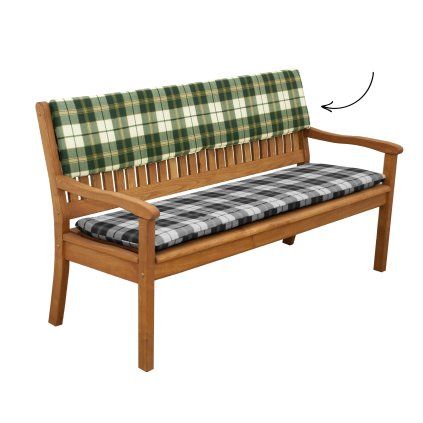 Opěrka pro 2-místnou lavici polstr na dvoumístnou lavici 110x30x6 cm  Doppler