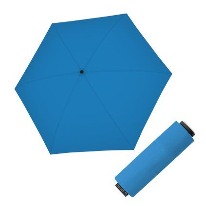 9769 3 fiber mini compact uni electric blue damsky skladaci destnik