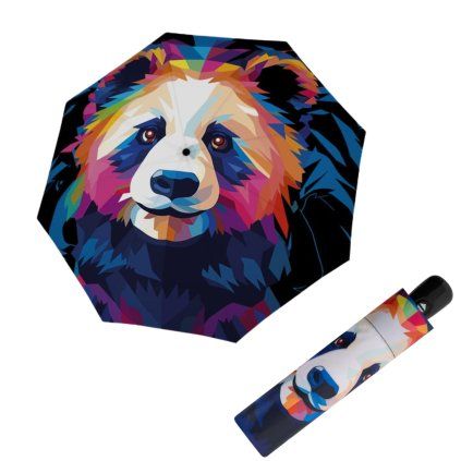 Modern Art Magic Mighty Panda dámský automatický deštník  Doppler