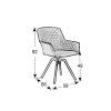 NOVA MELIA LIKA-TEX® zahradní sedací souprava 6+1 šedá  Doppler