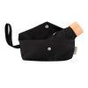 11669 3 nature mini cork simply black damsky skladaci destnik