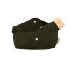 11672 3 nature mini cork deep olive damsky skladaci destnik