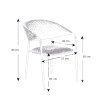 BERGAMO MELIA LIKA-TEX® zahradní sedací souprava 4+1 antracit  Doppler