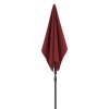 12179 3 active zahradni slunecnik 200 x 120 cm bordo