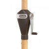 ALU WOOD zahradní slunečník 210 x 140 cm antracit  Doppler