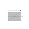 ALU WOOD zahradní slunečník 210 x 140 cm antracit  Doppler
