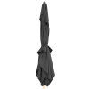 ALU WOOD zahradní slunečník 210 x 140 cm antracit  Doppler