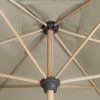ALU WOOD zahradní slunečník 210 x 140 cm antracit  Doppler