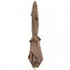 ALU WOOD zahradní slunečník 210 x 140 cm hnědá  Doppler