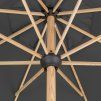 ALU WOOD zahradní slunečník 350 cm antracit  Doppler