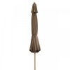 12395 3 alu wood zahradni slunecnik 350 cm hneda