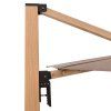 ALU WOOD XL 400 x 300 cm hnědá  Doppler