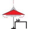 ACTIVE TELE zahradní slunečník 340 cm červená  Doppler