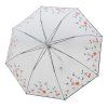 Fiber Long AC Transparent Floral Dreams dámský holový vystřelovací deštník  Doppler