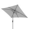 LIFE zahradní slunečník 250 x 200 cm světle šedá  Doppler