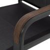 EXPERT antracit Wood Plus - zahradní hliníková sedací souprava 4+2+1