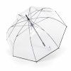 16636 knirps c 760 stick transparent solid black pruhledny holovy destnik