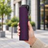 16723 3 carbonsteel mini slim midnight purple damsky skladaci destnik