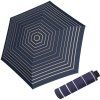 Fiber Havanna Timeless Blue Stripes dámský skládací deštník  Doppler