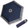 Fiber Havanna Timeless Blue Hahnentritt dámský skládací deštník  Doppler